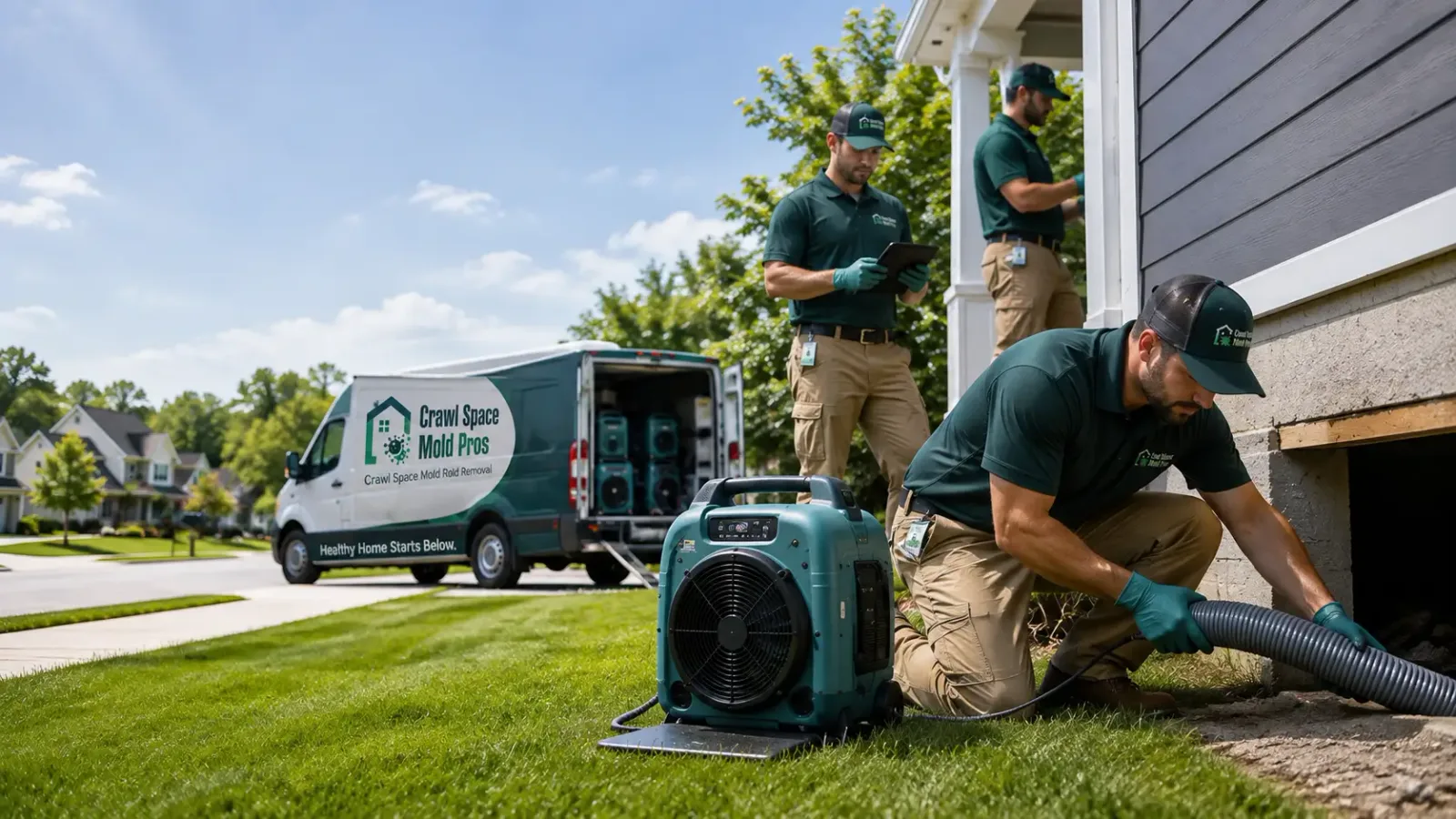 Crawl Space Mold Removal in Bates City, MO